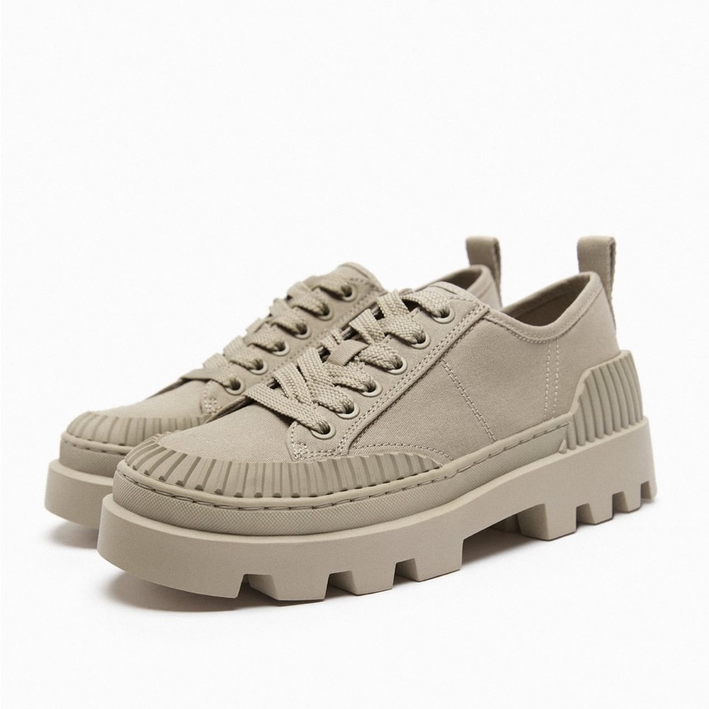 Zara fabric sneakers NWT